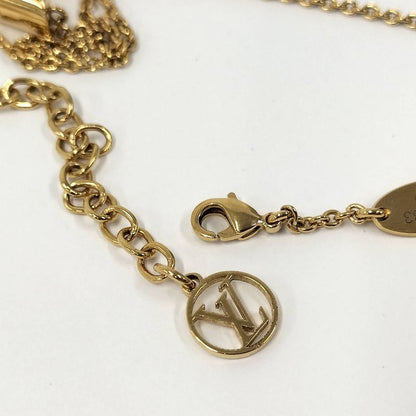 Louis Vuitton Necklace Escential V Plated Gold M61083