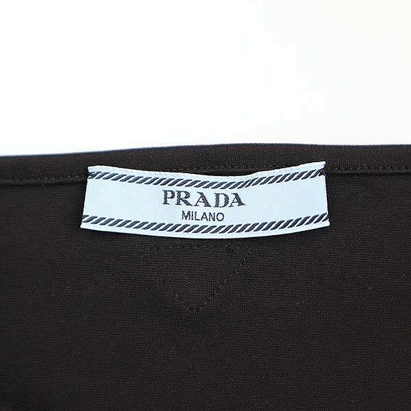 Prada 23ss Jersey Long Skirt Jersey Long Skirt 31116 Black 36
