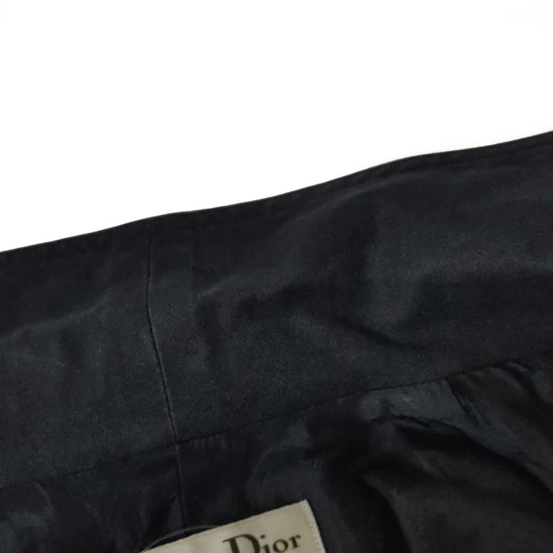 Dior/christian Dior Coat Size 7 S Women's - Dark Navy Long Sleeves Spring/fall