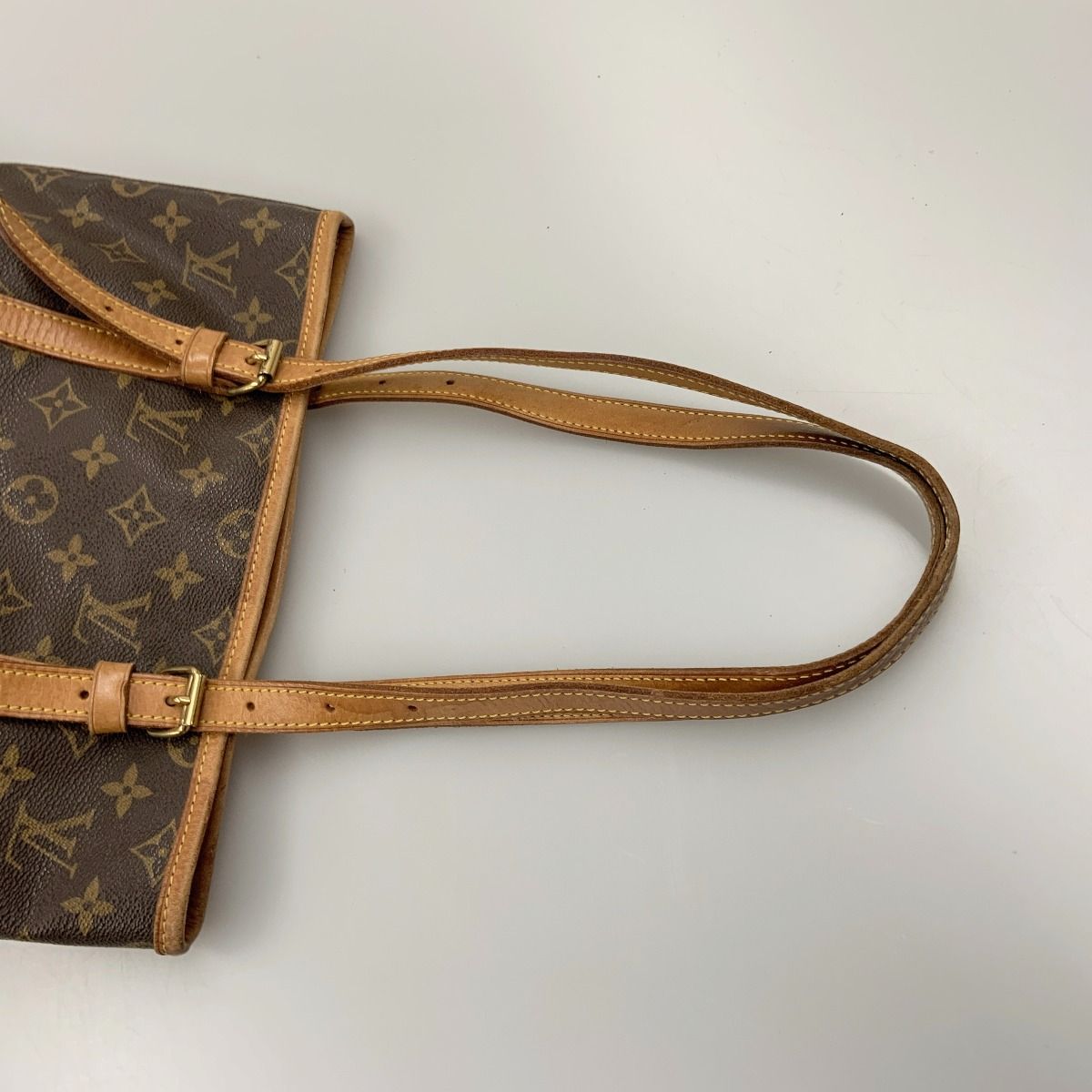Louis Vuitton Monogram Bucket GM Shoulder Bag M42236 Brown