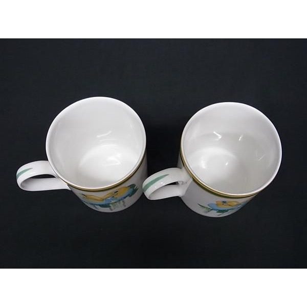 Hermes Toucans Mug Tableware Set of 2 Ivory Multicolor — view 3