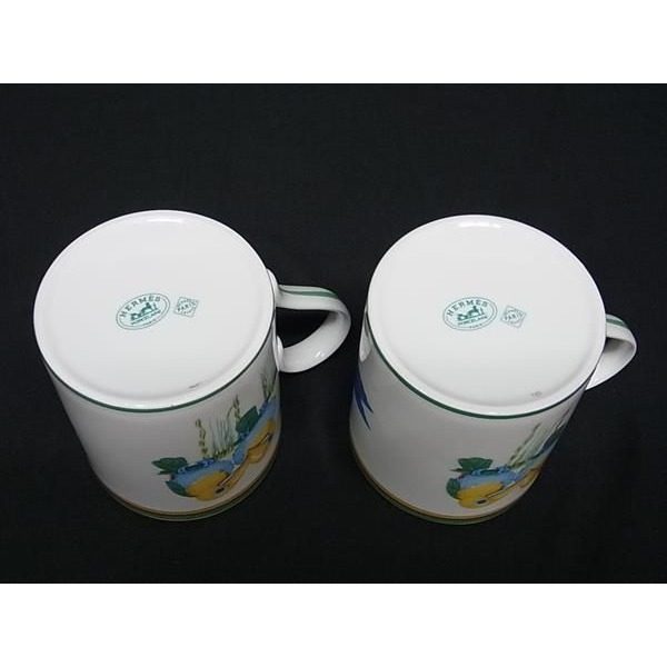 Hermes Toucans Mug Tableware Set of 2 Ivory Multicolor — view 4