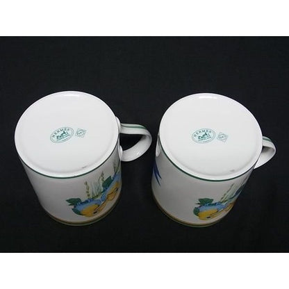 Hermes Toucans Mug Tableware Set of 2 Ivory Multicolor — view 4