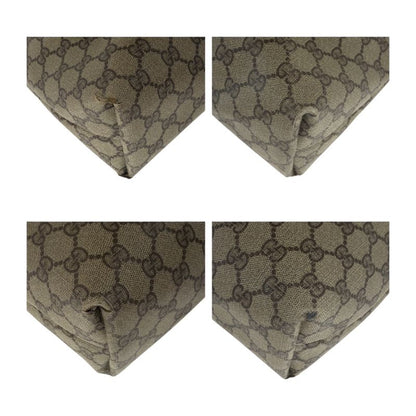 Gucci Old Gucci Sherry Line Beige Red Green GG Supreme Canvas 39 02 003 Tote