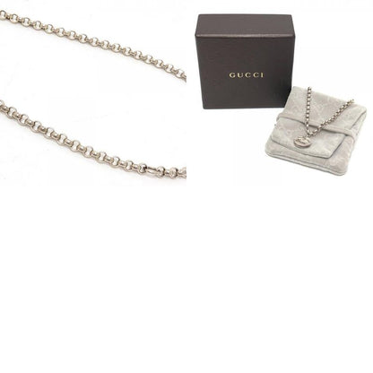 Gucci Necklace Circle Logo Sv925 Silver