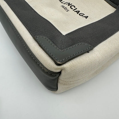Balenciaga Bag Navy Cabas XS Natural Black — view 6