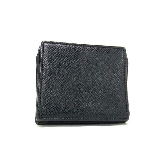 Louis Vuitton Coin Case Taiga Porte Monnaie Bois Ardoise Leather