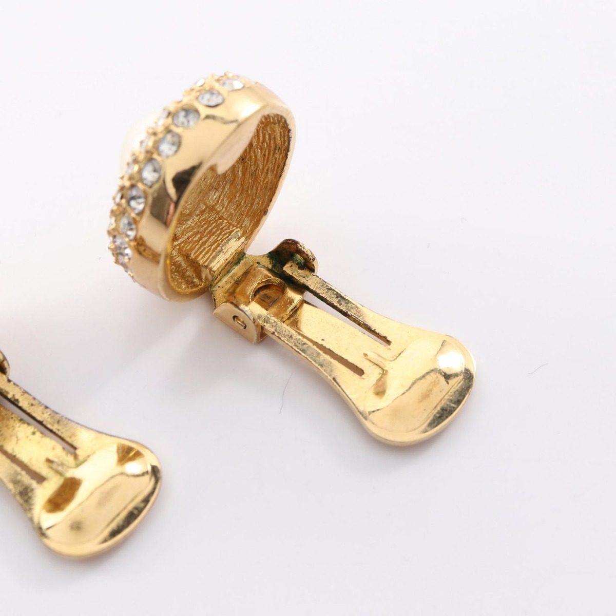 Dior Earrings Pearl Gold — view 7