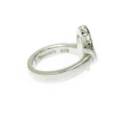 Tiffany & Co Silver Loving Heart Ring 4.3g 925 Engraved 396486 Ring
