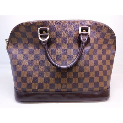 Louis Vuitton Fl0094 Alma Damier Ebene Handbag Brownish — view 2
