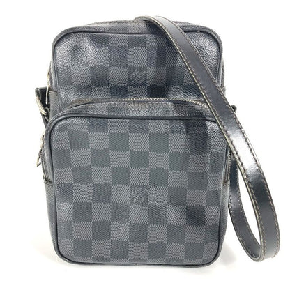 Louis Vuitton LEM Shoulder Bag N41446 Damier Graphite Canvas Black
