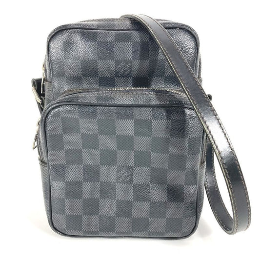 Louis Vuitton LEM Shoulder Bag N41446 Damier Graphite Canvas Black