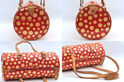 Louis Vuitton Vernis Dot Infinity Papillon Yayoi Kusama Handbag Red LV L2762