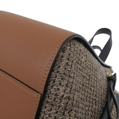 Loewe 2019 Item Hammock Anagram Leather Tweed Tote Handbag S Lady Office Travel