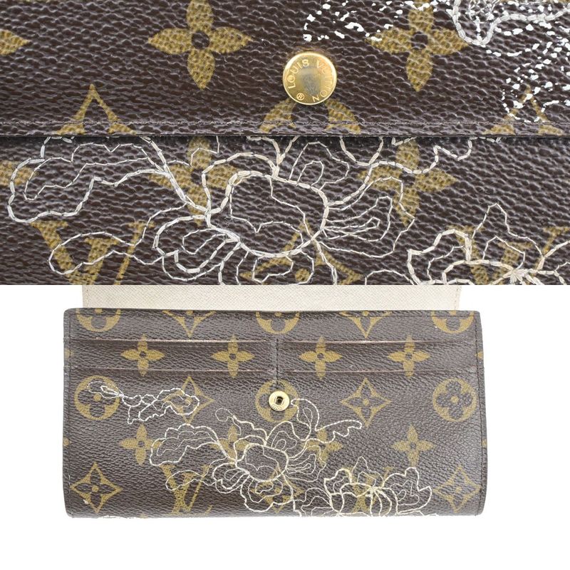 Louis Vuitton Long Wallet Dantele Monogram Folding Long Wallet M95390 30ka508