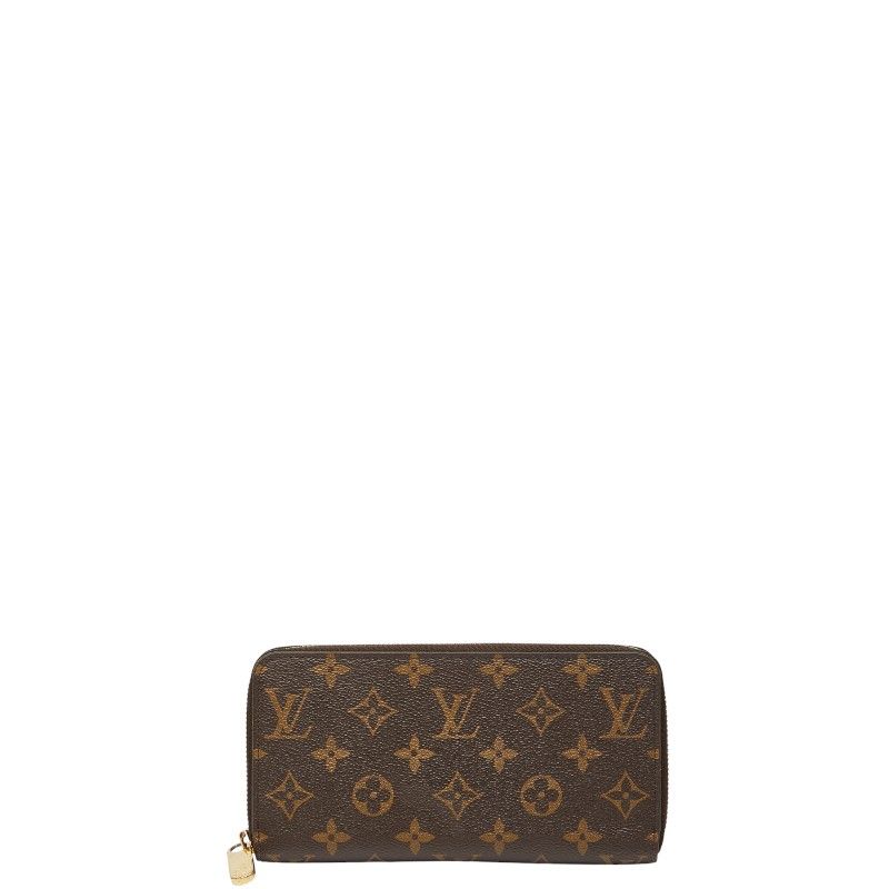 Louis Vuitton Monogram Zippy Wallet Round Zipper Long Wallet M41895 Brown