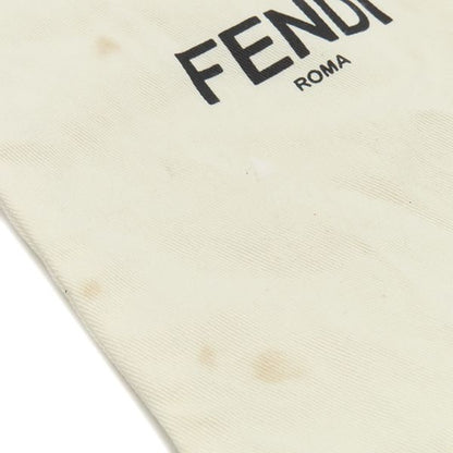 Fendi Shoulder Strap Ff Logo Leather Black Multicolor Silver Hardware Sequins