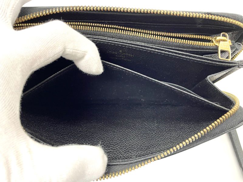 Louis Vuitton Monogram Empreinte Zippy Wallet Round Zip Wallet Long Wallet