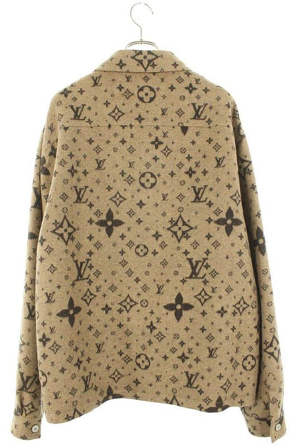 Louis Vuitton 25SS Rm251mj FRW Hsb39w Monogram Wool Overshirt Blouson Men 58