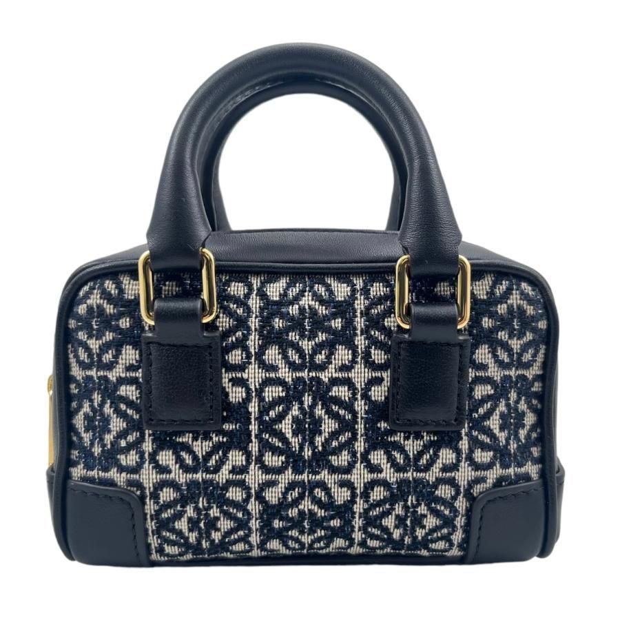 Loewe Amazona Nano 2WAY Mini Bag Handbag Shoulder Bag Navy Loewe