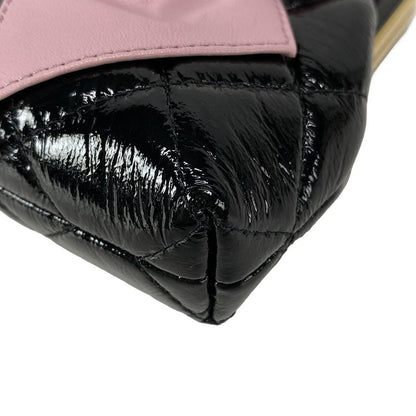 Chanel Shoulder Bag Matelasse Ap4028 Black And Pink Chain Shoulder / Vintage