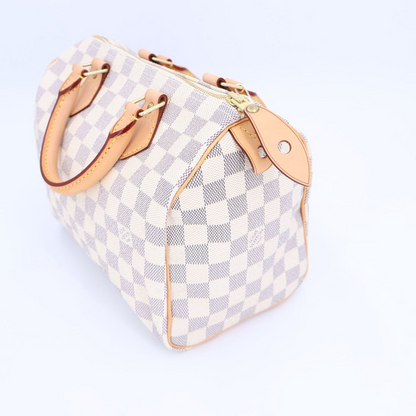 Louis Vuitton Mie Azure Speedy 25 Handbag Mini Boston Bag N41534