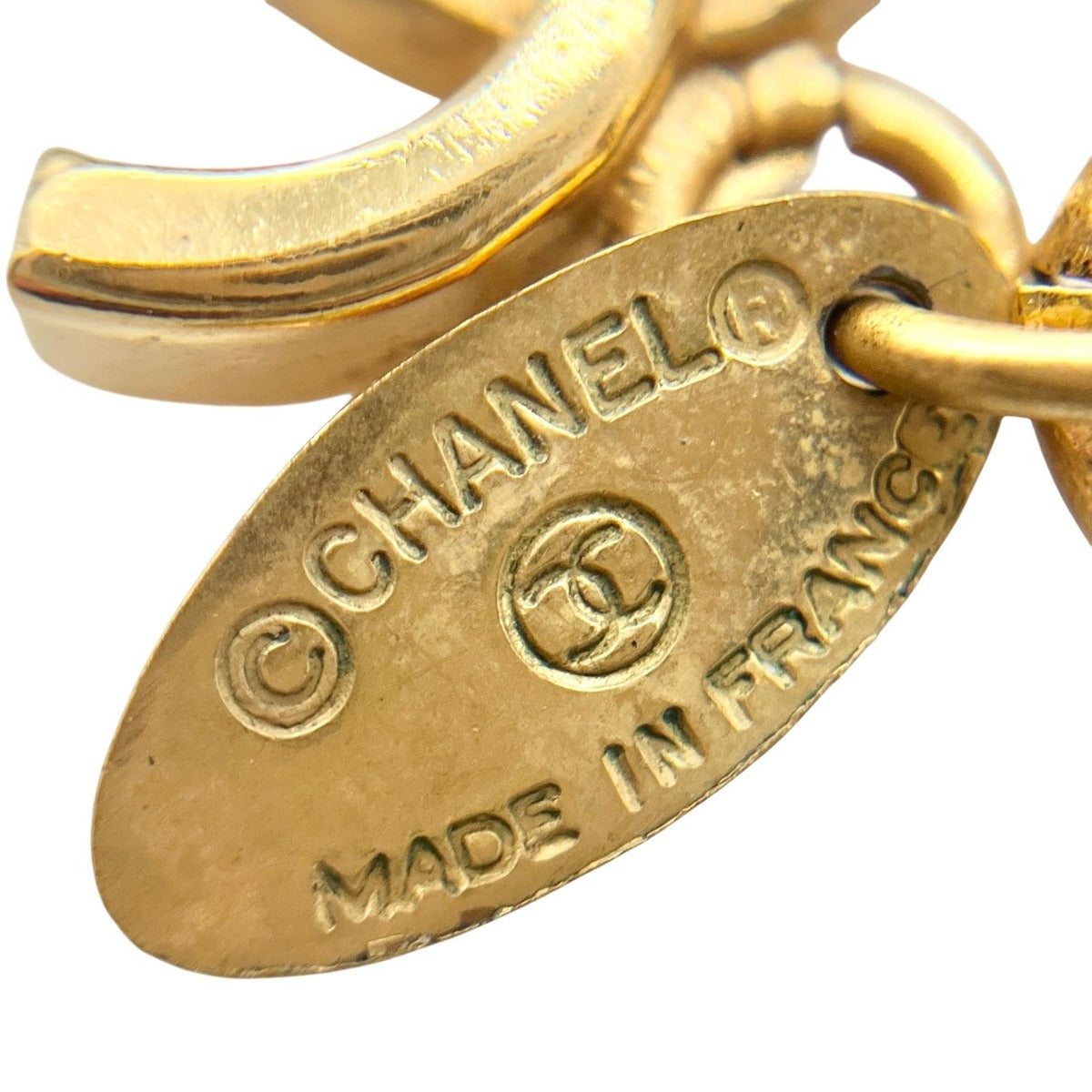 Chanel Necklace CC Logo Quilted — view 5