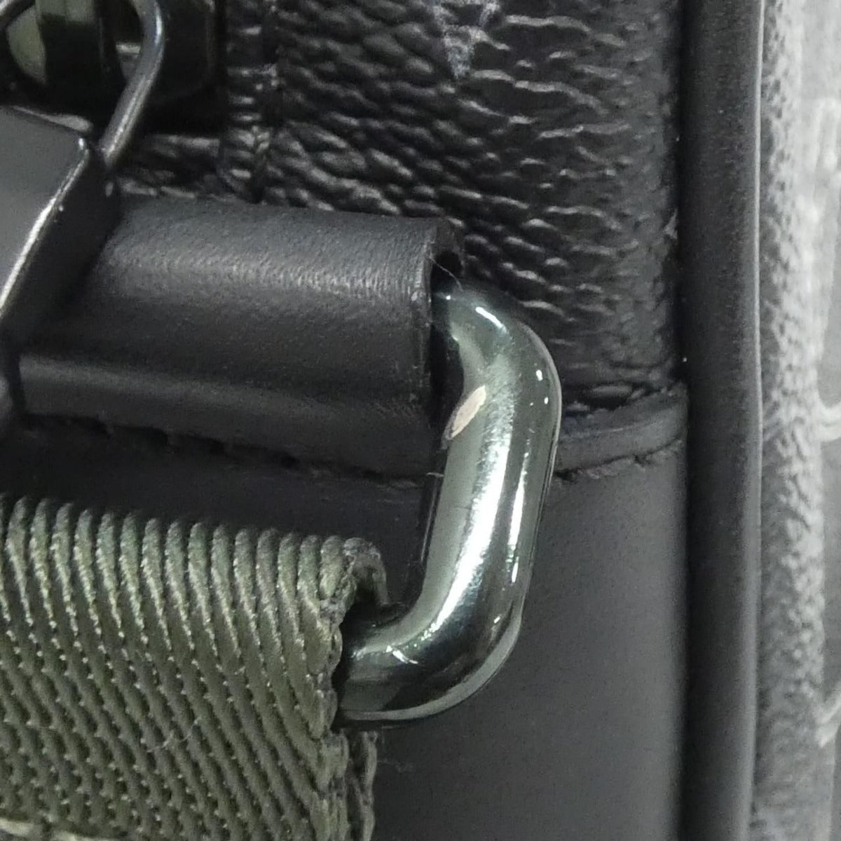 Louis Vuitton Monogram Eclipse Danube Shoulder Bag — view 8