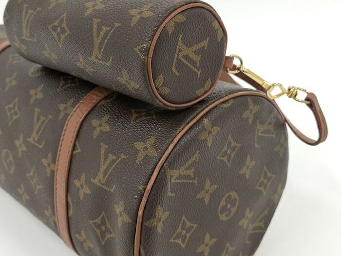 Louis Vuitton Papillon 30 Handbag Monogram Brown M51385