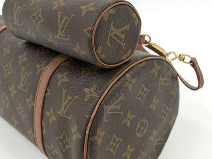 Louis Vuitton Papillon 30 Handbag Monogram Brown M51385