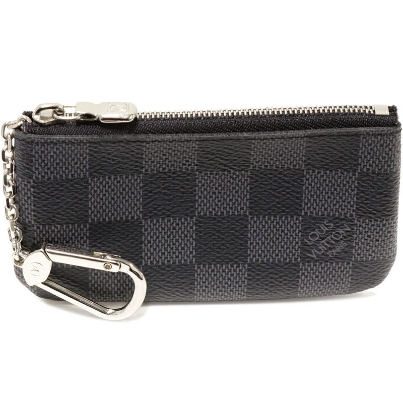 Louis Vuitton Coin Case Key Case Damier Graphite Pochette Cles N60155