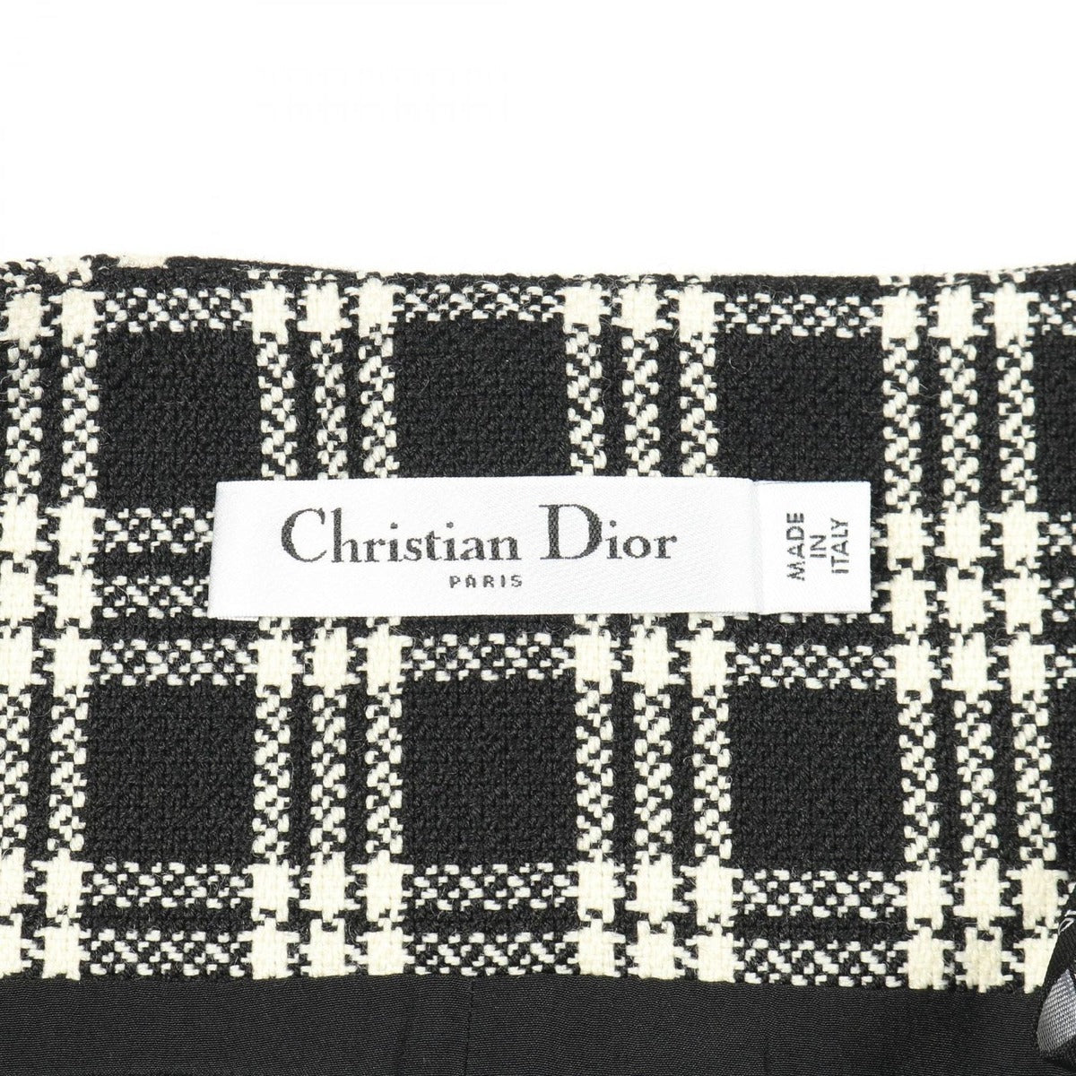 Dior Skirt Wool Black 36 — view 3