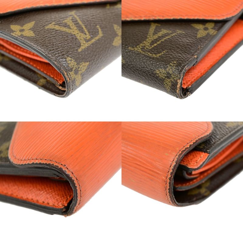 Louis Vuitton Marylou Compact Trifold Wallet Monogram Leather Orange M60495