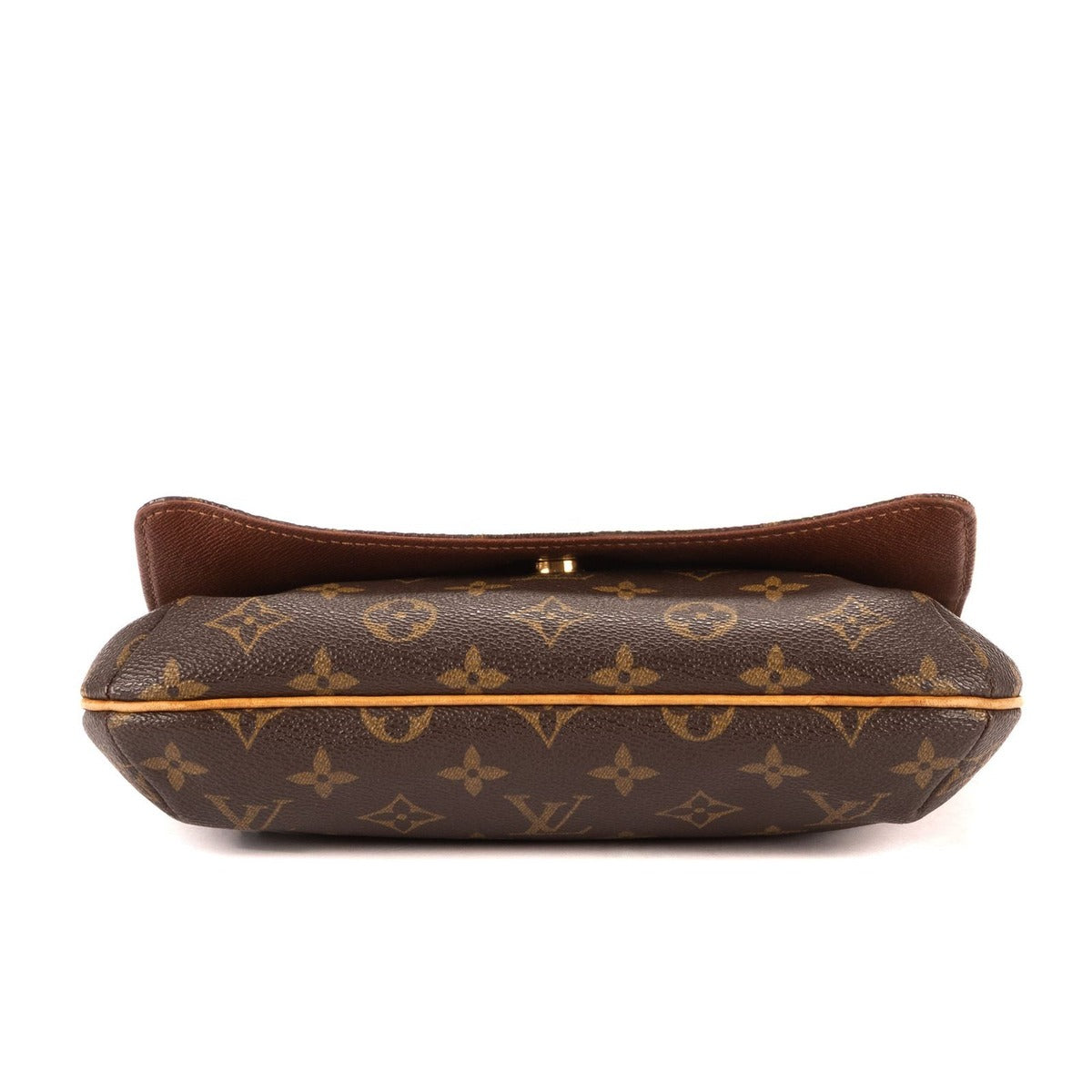 Louis Vuitton Musette Tango Brown Monogram Canvas Shoulder Bag — view 6