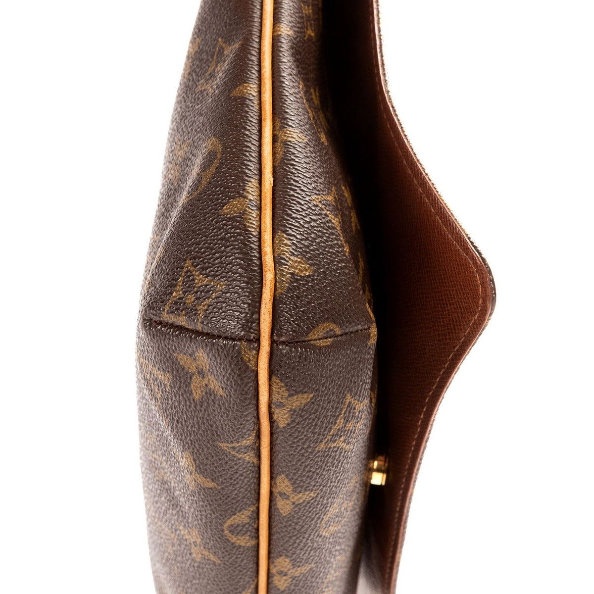 Louis Vuitton Musette Tango Brown Monogram Canvas Shoulder Bag — view 7