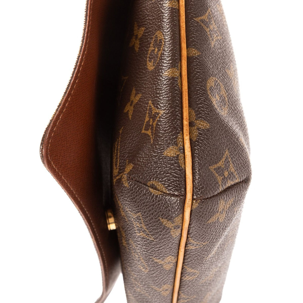 Louis Vuitton Musette Tango Brown Monogram Canvas Shoulder Bag — view 8