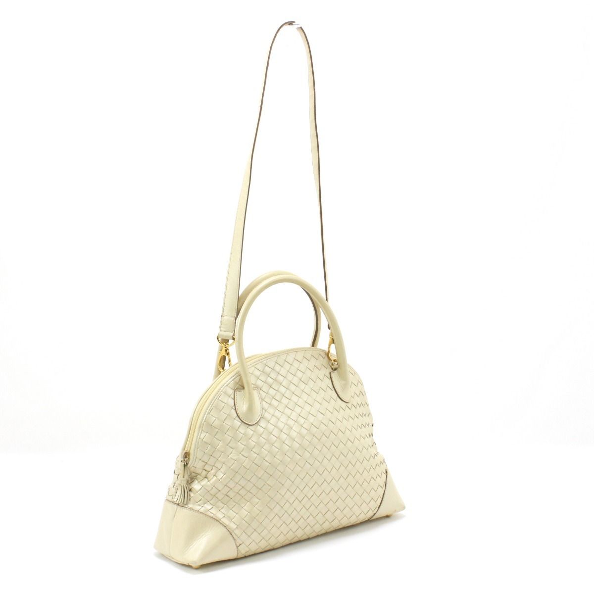 Bottega Veneta Handbag Old Type Ivory