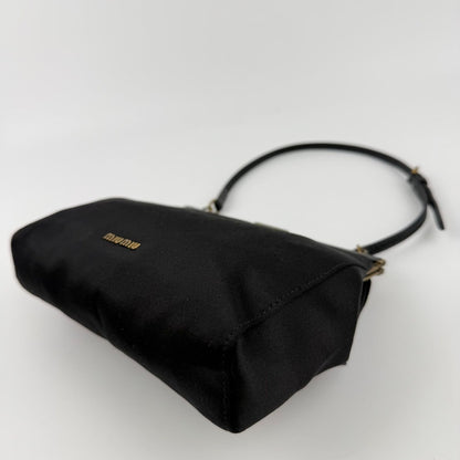 Miu Miu Handbag Black Satin Vintage — view 13