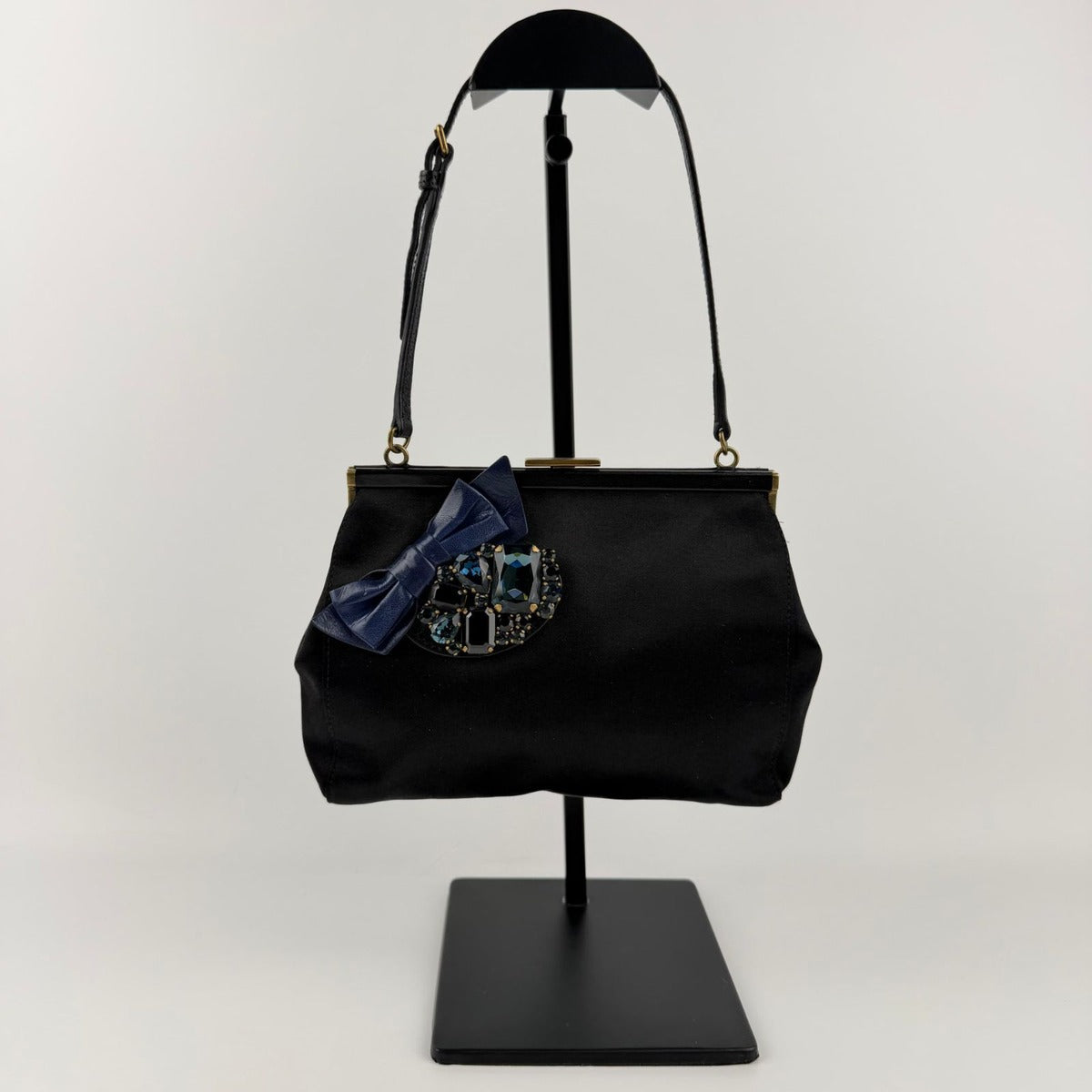 Miu Miu Handbag Black Satin Vintage — view 3