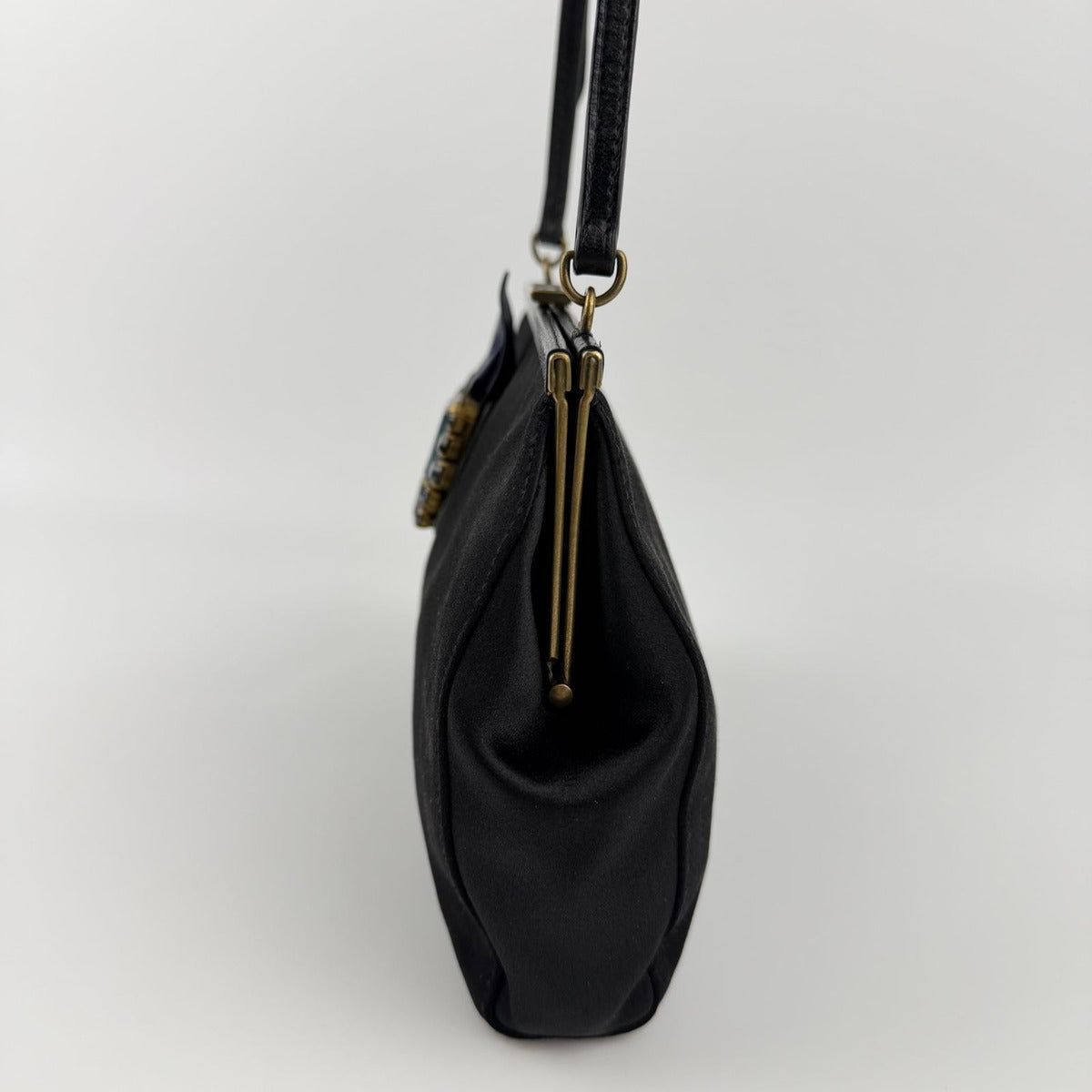 Miu Miu Handbag Black Satin Vintage — view 5