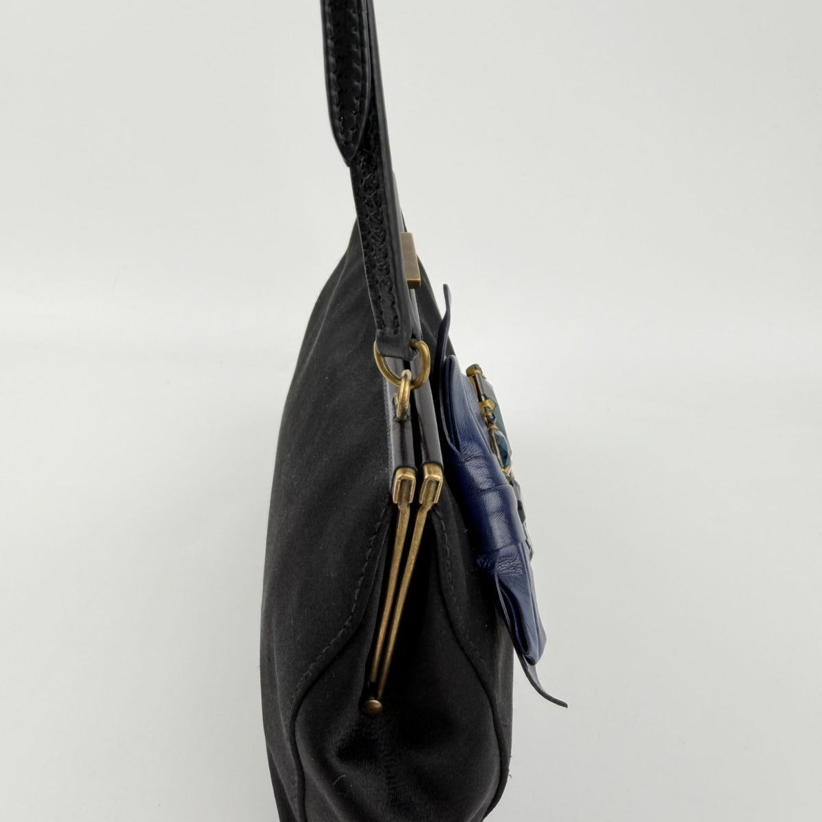 Miu Miu Handbag Black Satin Vintage — view 8