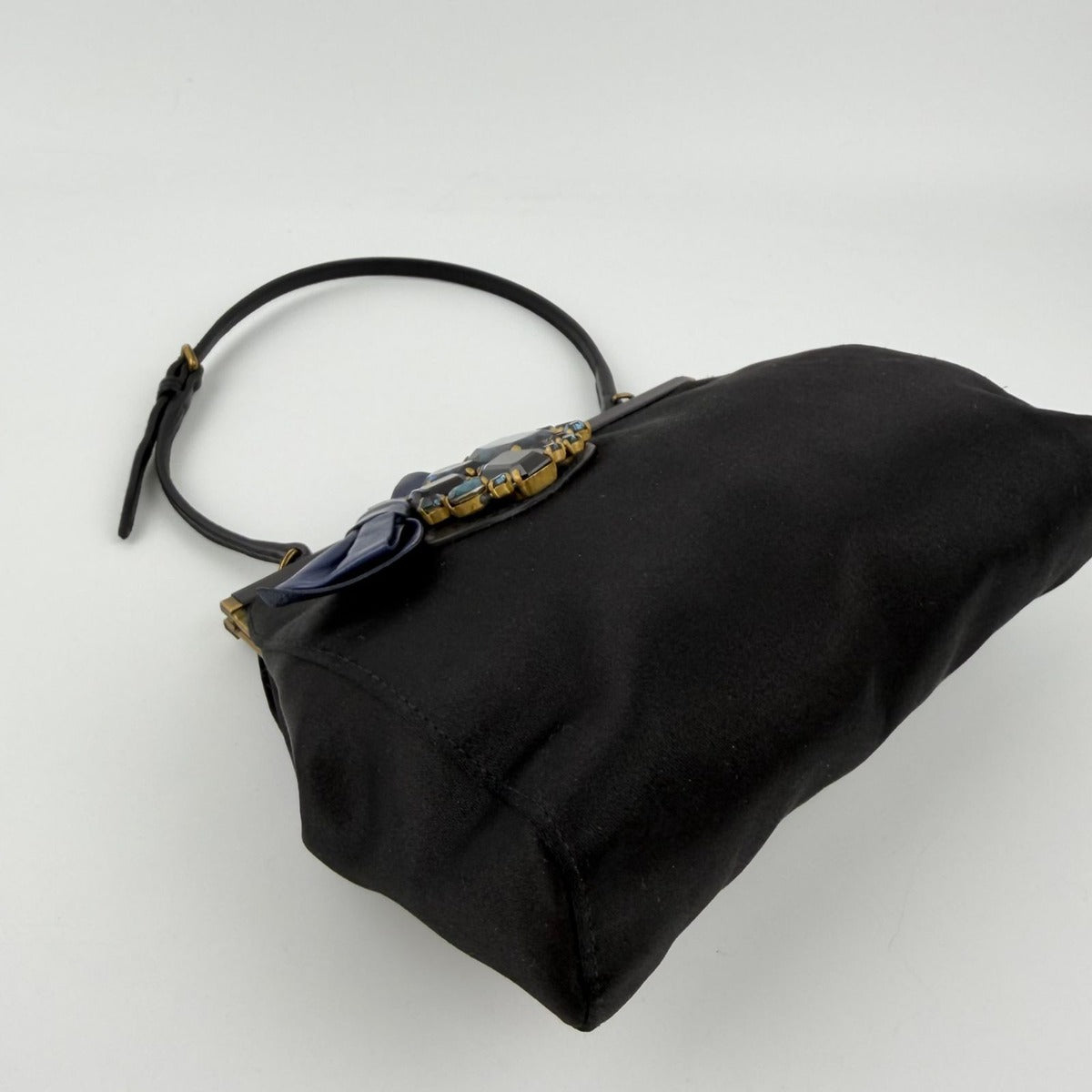 Miu Miu Handbag Black Satin Vintage — view 10