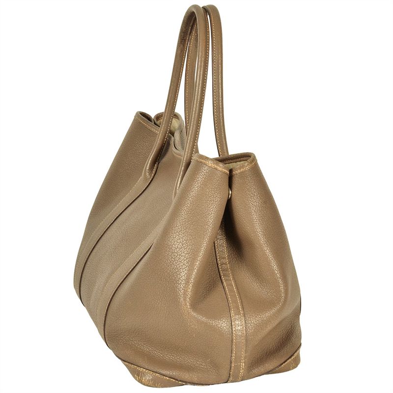 Hermes Garden Party PM Tote Bag Negonda □L Engraved Etoupe