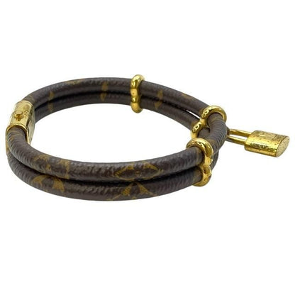 Louis Vuitton M6640f Bra Scuff Keep It Twice Bracelet Accessories Cadenas Charm