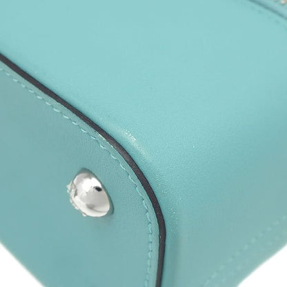 Hermes Handbag Bolide Scles Swift Blue Atoll Silver Hardware Light Blue X