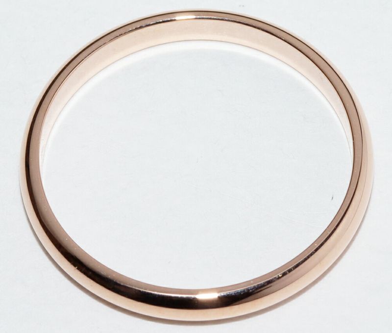 Cartier Ring 18K Pink Gold Classic Wedding Ring 1895 Wedding Ring Width 25mm