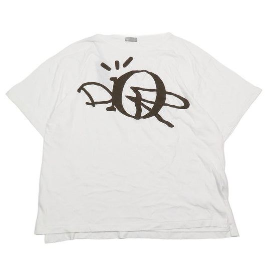 Unused 22aw Dior X Travis Scott Cactus Jack Travis Scott T-Shirt Logo Print Cut