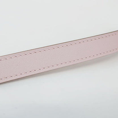 Hermes Kelly Double Tour Bracelet Mauve Peel Gold Hardware B Engraved