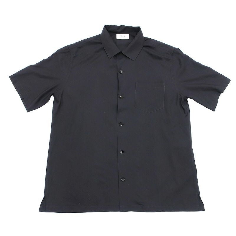 Celine Hawaiian Shirt 2 C84 A852 C Black Size 39 Short Sleeve Logo