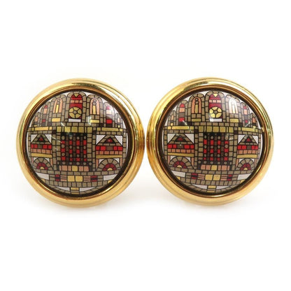 Hermes Earrings Gold